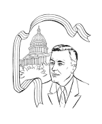 Franklin D. Roosevelt coloring page