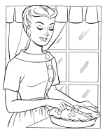 Thanksgiving Dinner Coloring Sheets