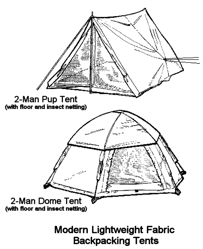 Modern Light Backpack Tents