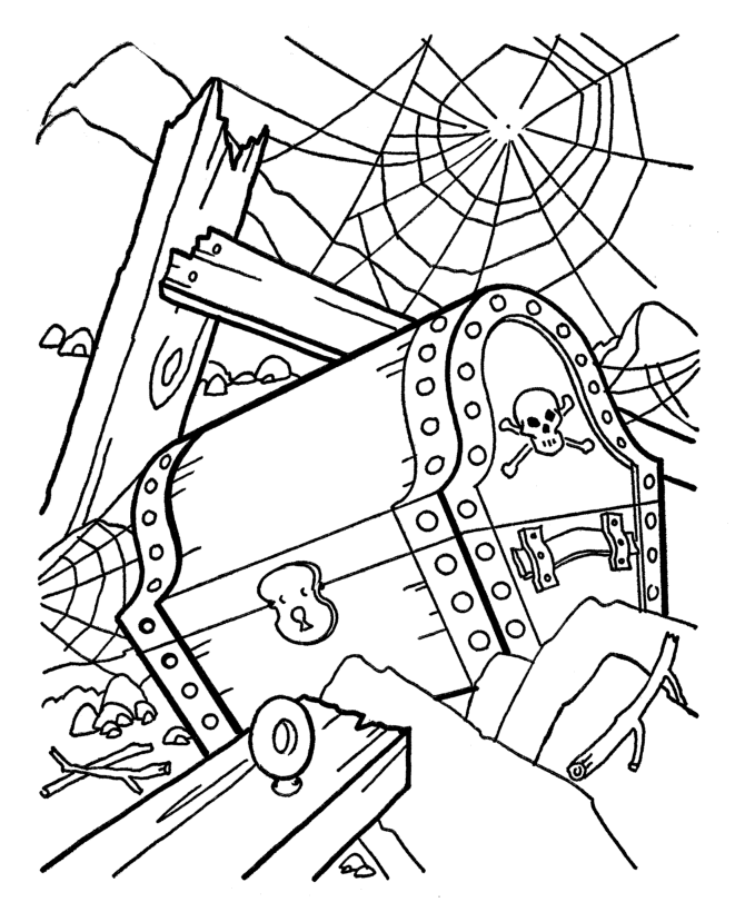 Cartoon Pirates Coloring page