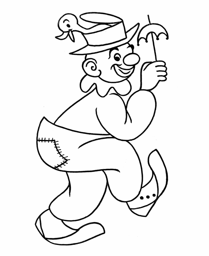 April Fool's Day Coloring page