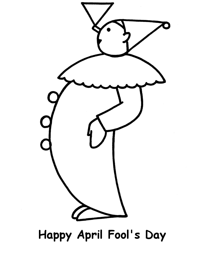 April Fool's Day Coloring page