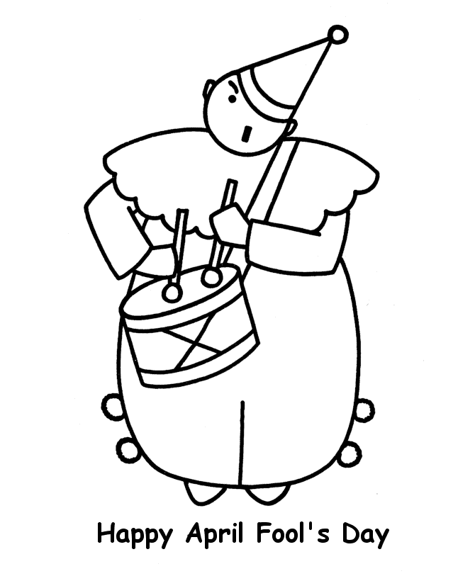 April Fool's Day Coloring page