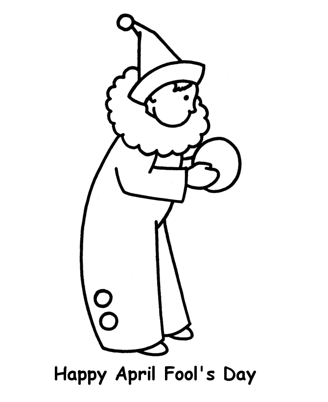 April Fool's Day Coloring page