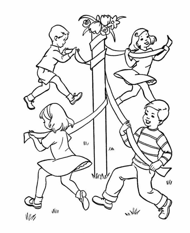 dance party coloring page