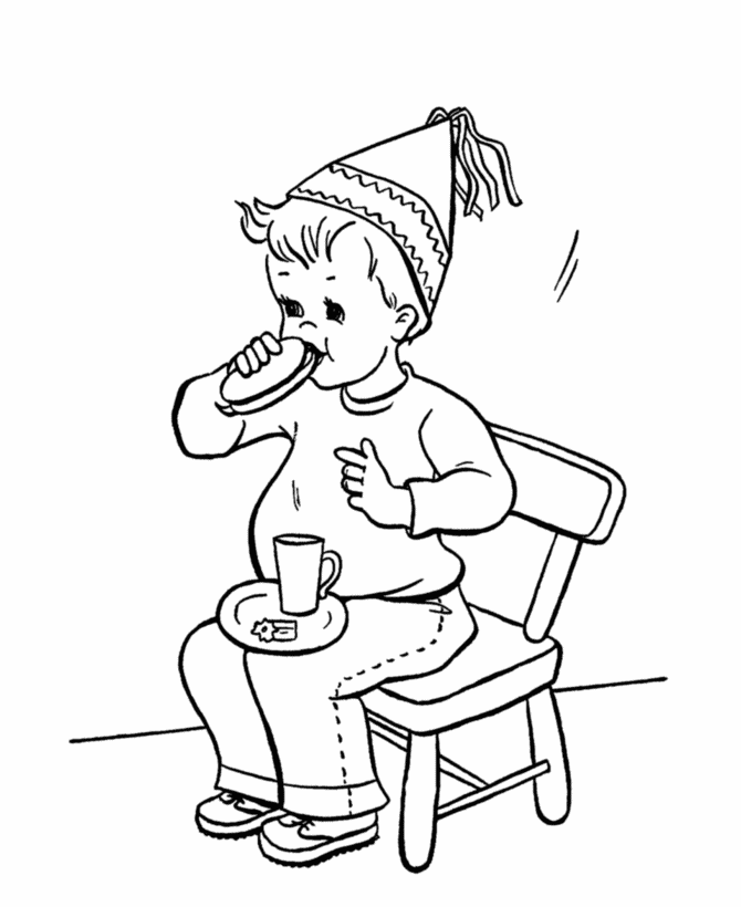  Birthday Party Fun Coloring page