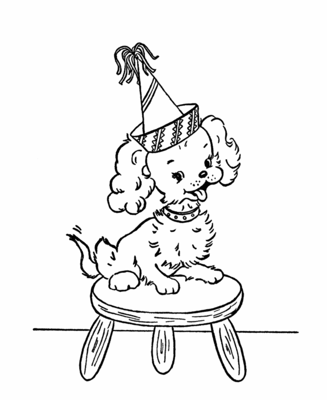  Birthday Party Fun Coloring page