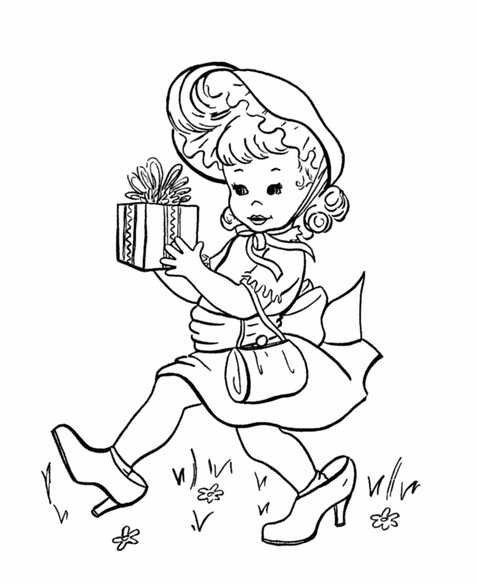  Birthday Presents Coloring page