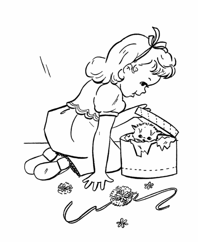  Birthday Presents Coloring page