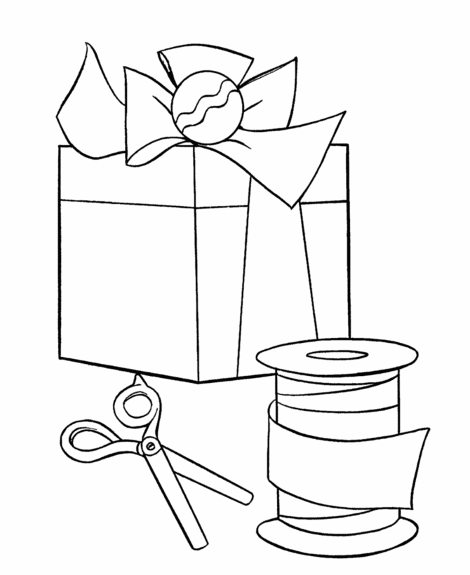  Birthday Presents Coloring page