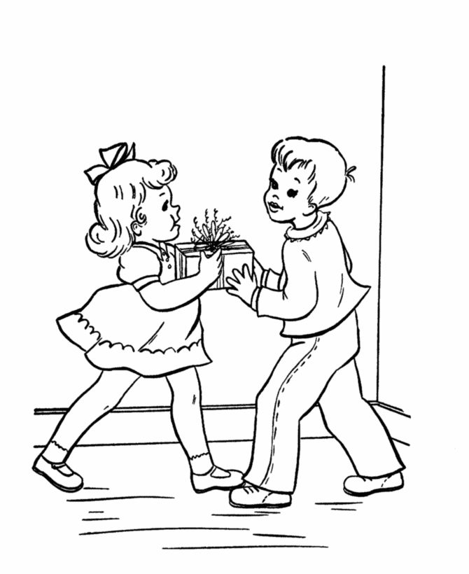  Birthday Presents Coloring page