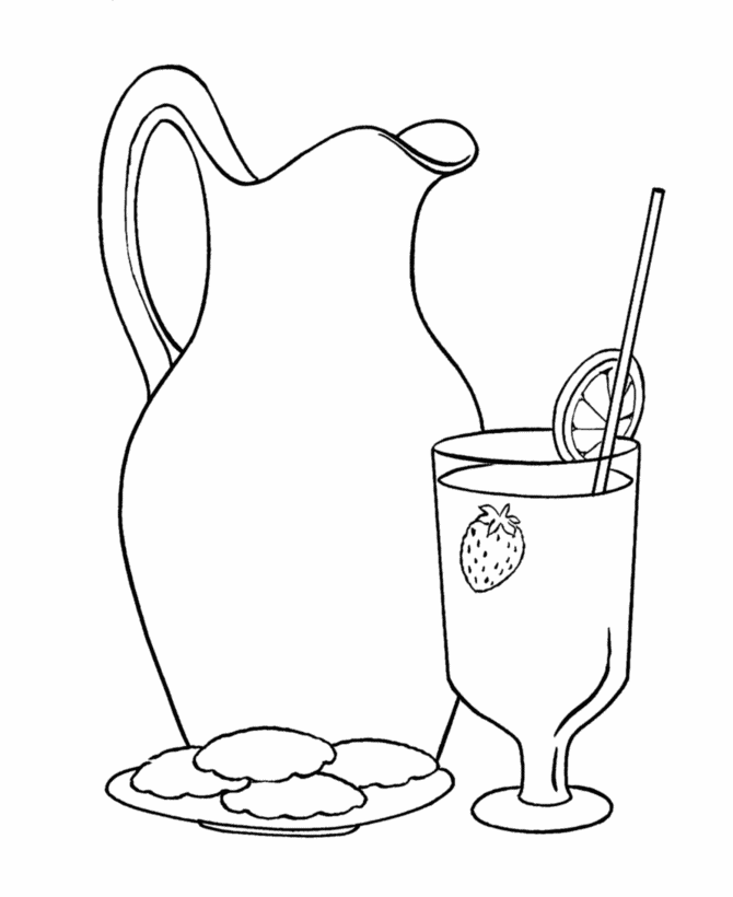  Birthday Party Sweets Coloring page