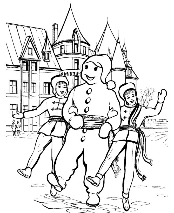 Quebec Winter Carnival - Le Bonhomme (not on Canada Day)