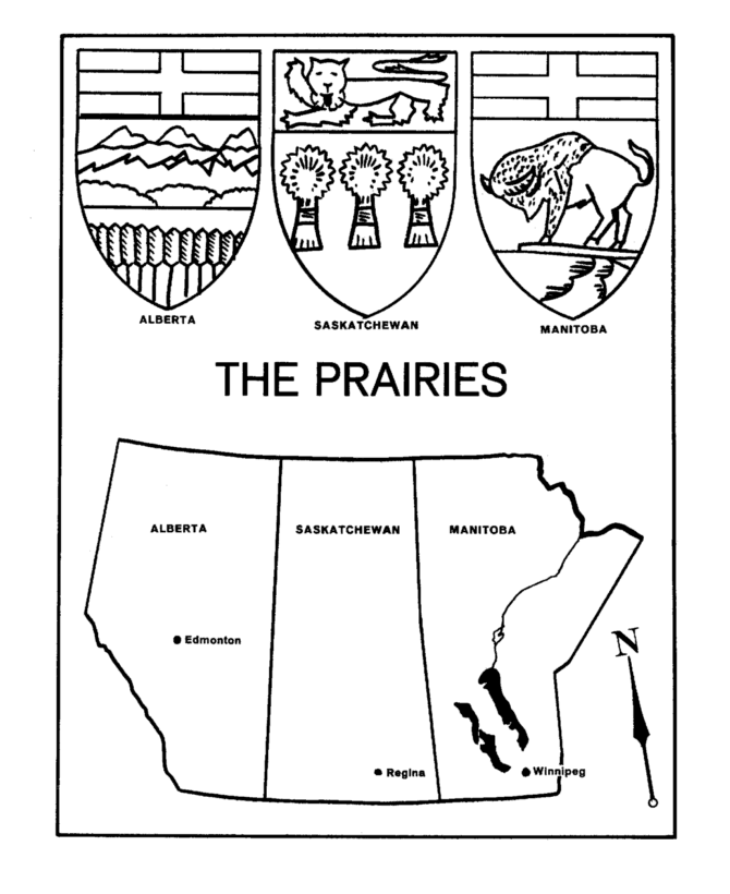 British Columbia - Map / Coat of Arms