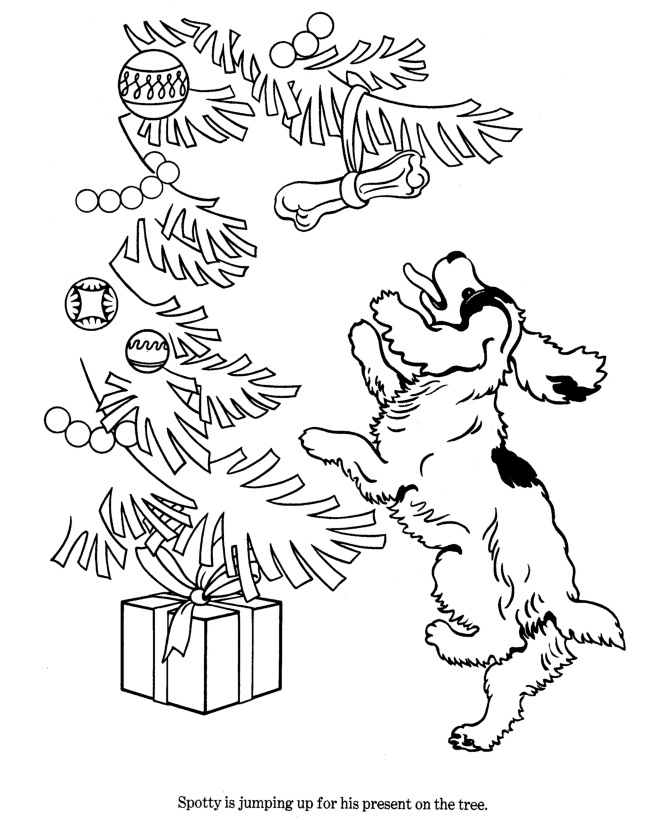 Christmas Tree Coloring Pages