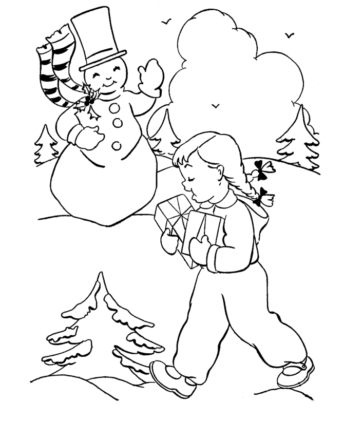holiday themed coloring pages - photo #5