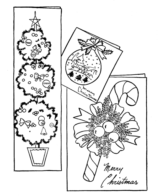 Christmas theme coloring pages