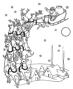 Santa Clause coloring pages
