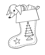 Christmas Stockings coloring pages