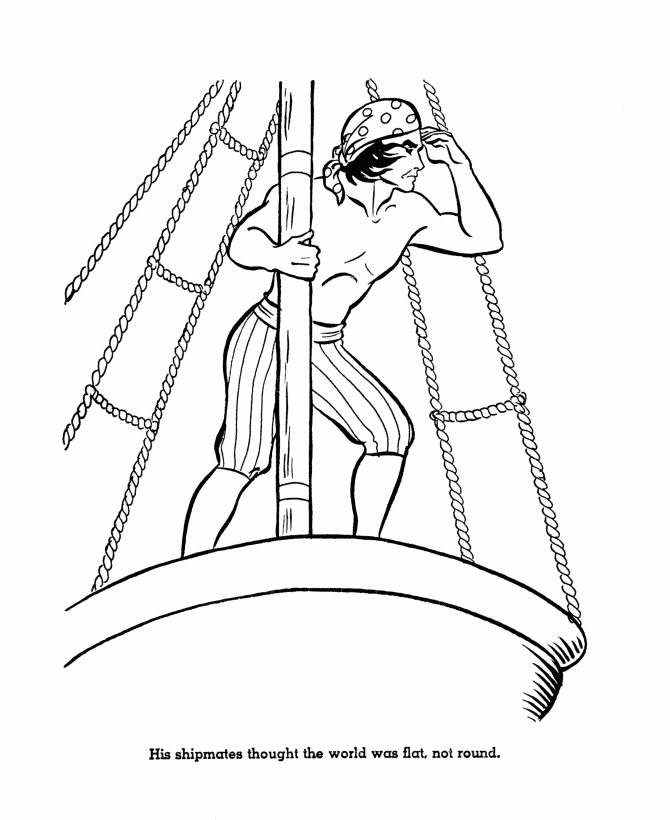 Columbus Day Coloring page