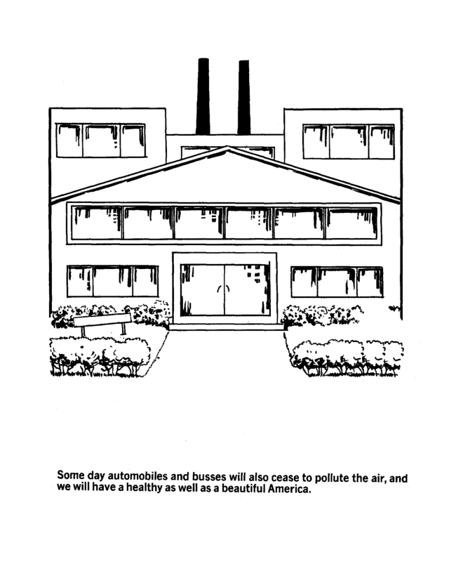 Earth Day Coloring page | Clean Air Manufacturing