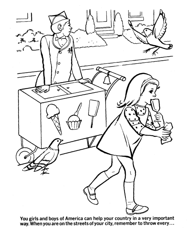 Earth Day Coloring page | City environmental awareness 1