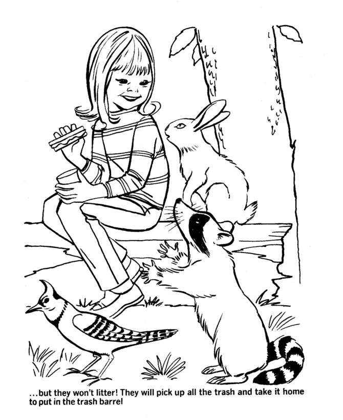 Earth Day Coloring page | Country environmental awareness 2