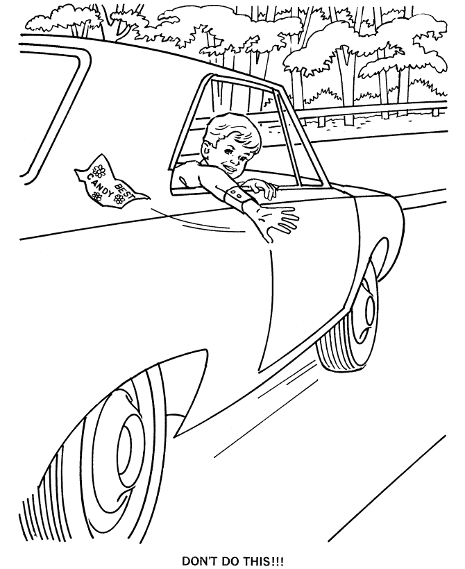 Earth Day Coloring page | Don't ever Litter ! 