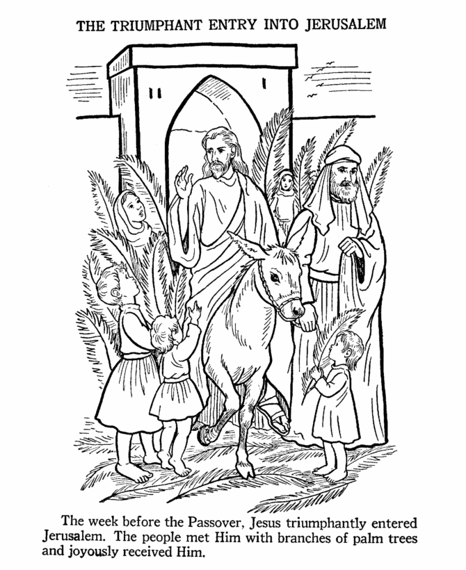 bible-easter-coloring-pages-bluebonkers-1-jesus-entering-jerusalem