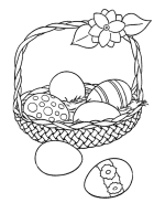 Easter Eggs Coloring Pages 