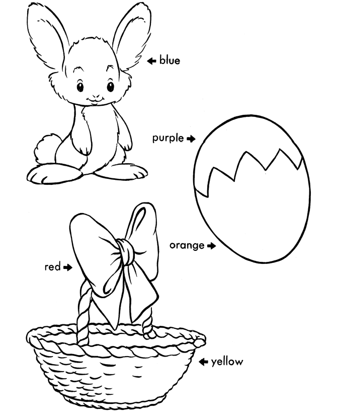 Easter Eggs Coloring page | Learn to Color