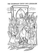 Easter Bible Coloring Page 