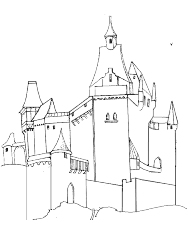  Medieval Knights Coloring page