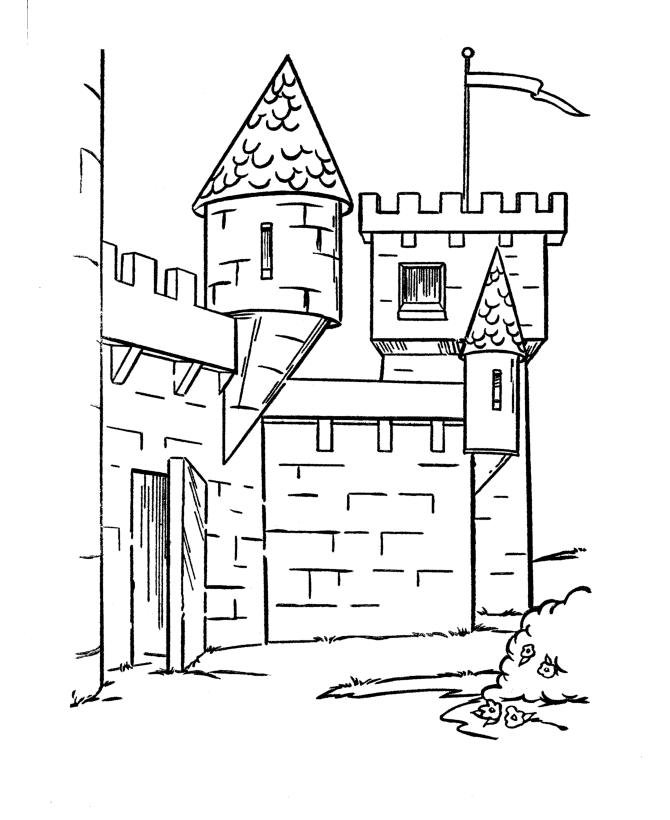  Medieval Knights Coloring page