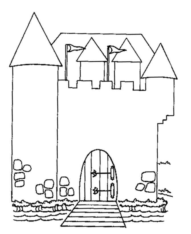  Medieval Knights Coloring page