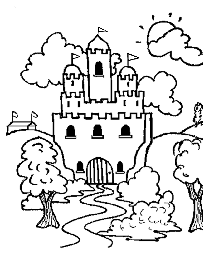  Medieval Knights Coloring page