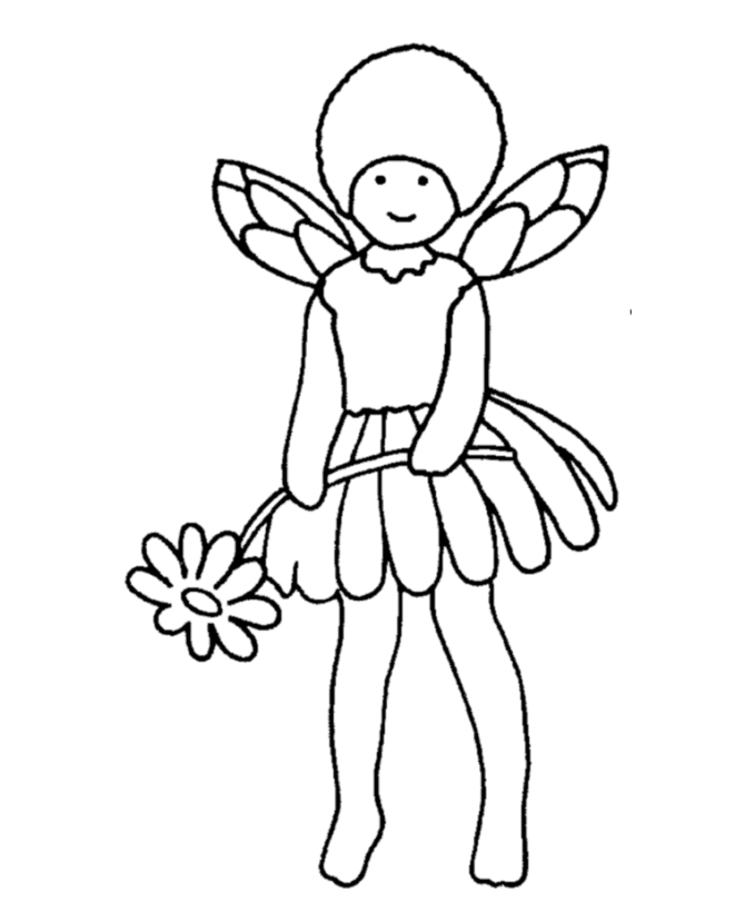  Mythical Fairy Coloring page