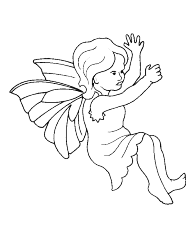  Mythical Fairy Coloring page