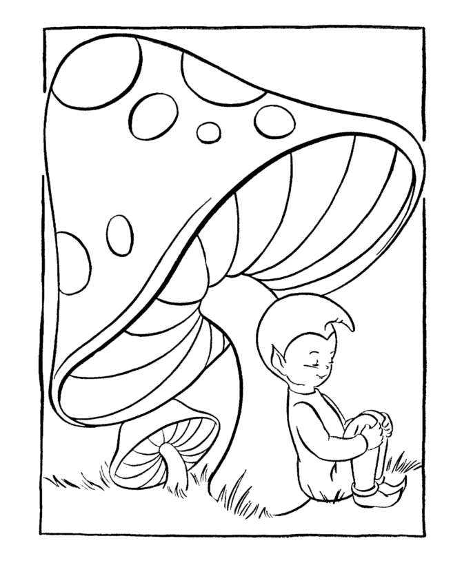 fairies and pixies coloring pages - photo #42