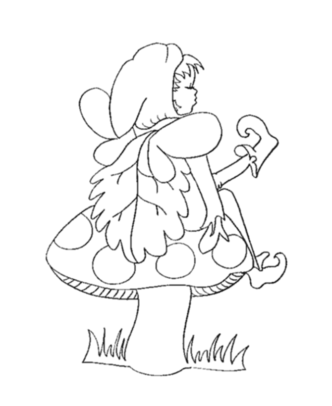fairies and pixies coloring pages - photo #19