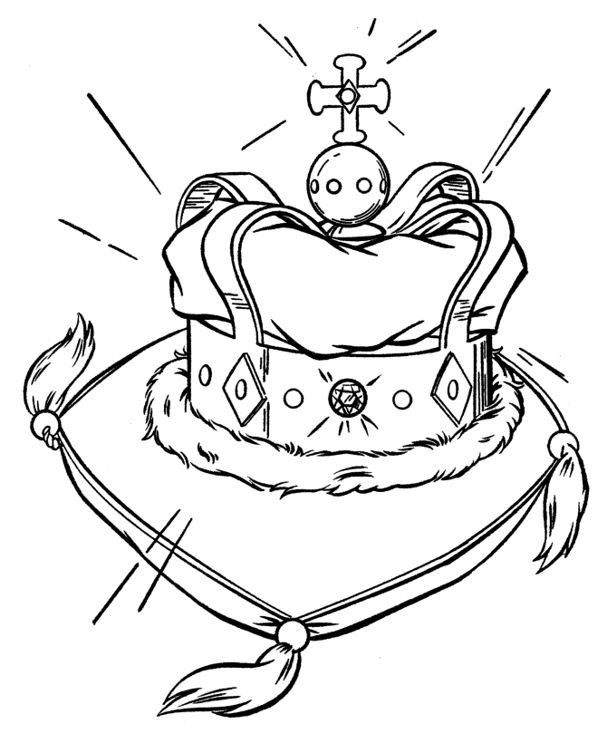 king and queen crown coloring pages - photo #41