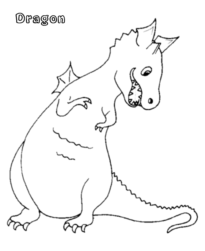  Mythical Animals and Beasts Coloring page