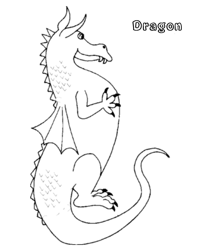  Mythical Animals and Beasts Coloring page