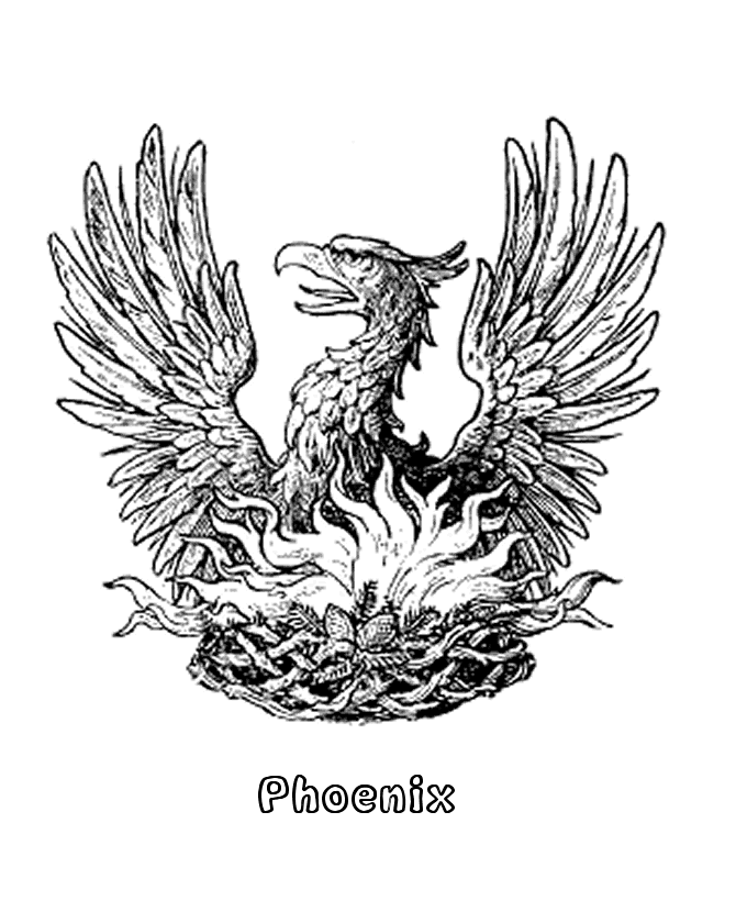  Mythical Animals and Beasts Coloring page