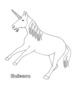 Mythical Unicorn Creature Coloring Pages