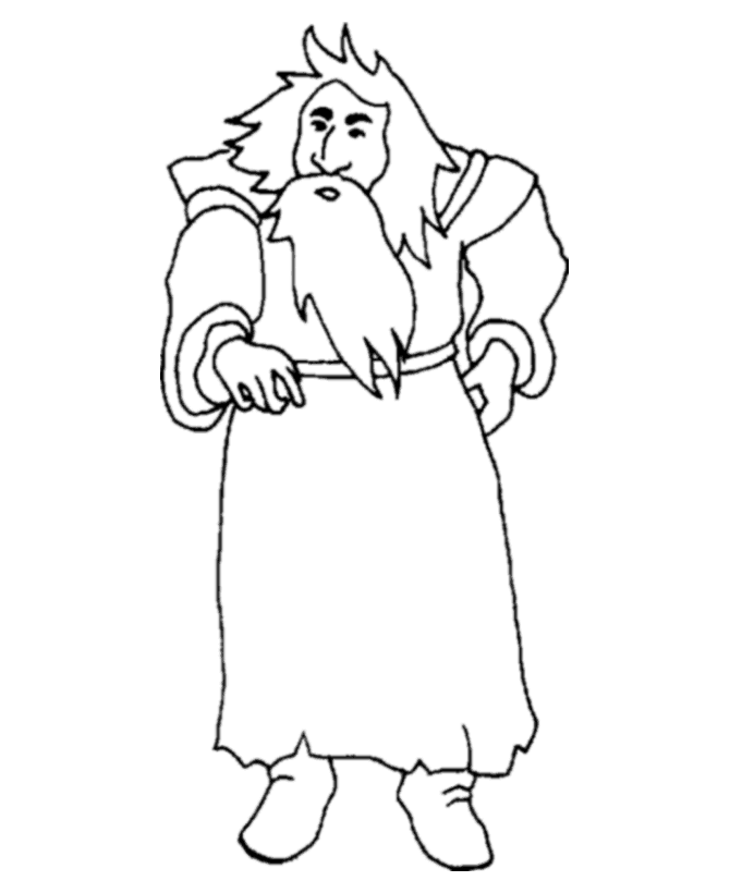  Medieval Wizards Coloring page