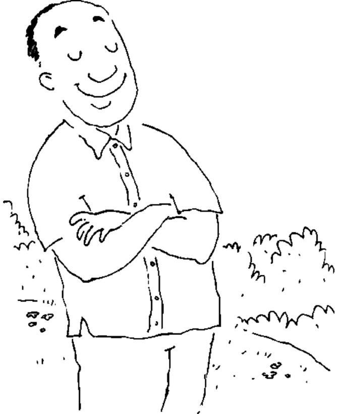  A Happy Father's Day | Fathers Day Coloring Page