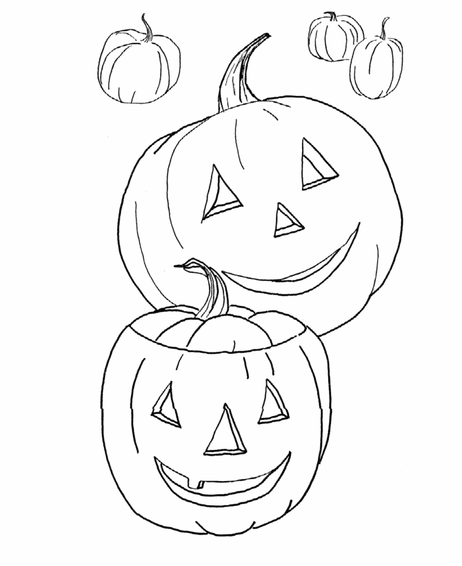  Smiling Pumpkins in a patch