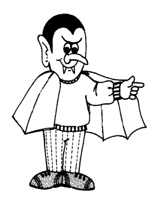 Halloween Costume Coloring page