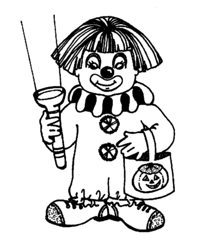 Halloween Party Coloring page